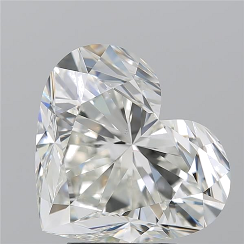 5.01 carat I-VS2 Natūralus Heart Deimantas (1)