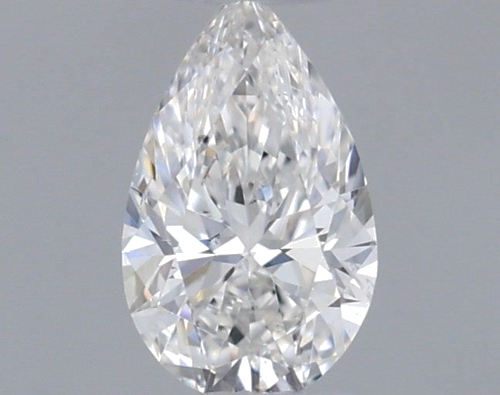 0.25 carat E-SI1 Natūralus Pear Deimantas (1)