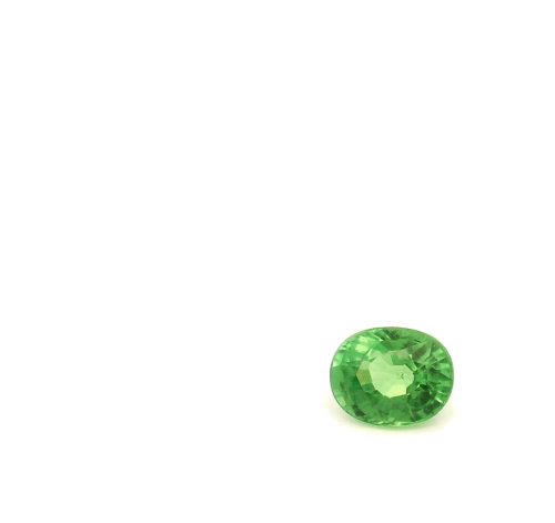 0.49 carat GREEN Oval Garnet (1)