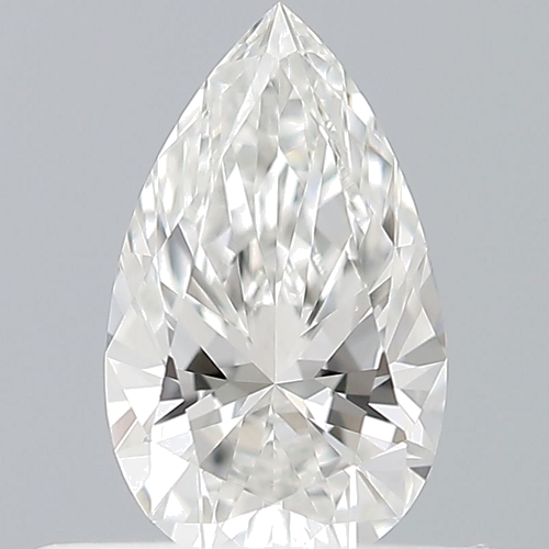 0.31 carat F-VVS2 Natūralus Pear Deimantas (1)