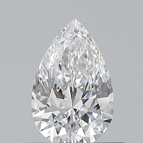 0.5 carat D-VS1 Natūralus Pear Deimantas (1)