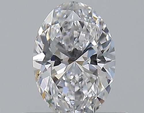 0.41 carat D-SI1 Natūralus Oval Deimantas (1)