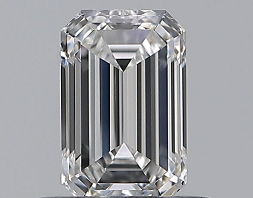 0.53 carat F-VVS2 Natūralus Emerald Deimantas (1)