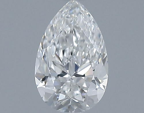 0.61 carat F-VVS1 Natūralus Pear Deimantas (1)