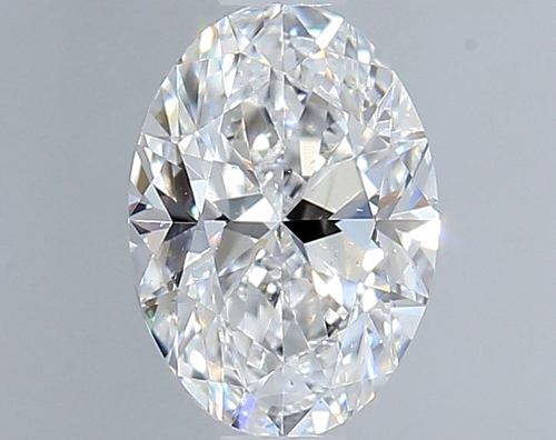 0.5 carat D-VS2 Natūralus Oval Deimantas (1)