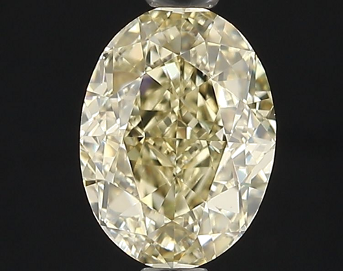 1.01 carat Fancy Light Brownish Yellow-VS2 Natūralus Oval Deimantas (1)