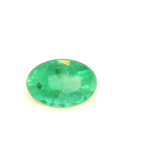 0.45 carat GREEN Oval Smaragdas (1)