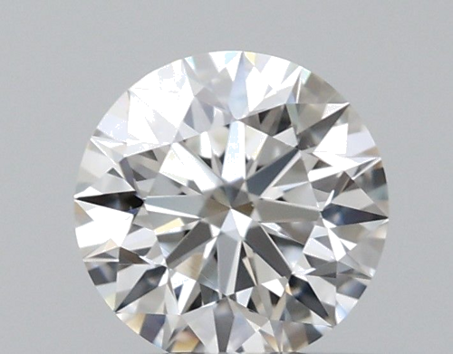 0.43 carat F-VVS1 Excellent cut Natūralus Round Deimantas (1)