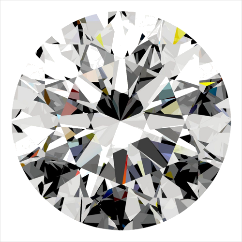 0.41 carat F-VS1 Excellent cut Natūralus Round Deimantas (1)