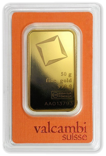 50 гр. Инвестиционно златно кюлче Valcambi (4)
