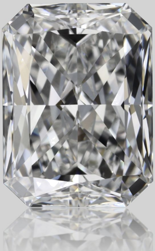 1.01 carat E-VVS2 Natūralus Radiant Deimantas (1)