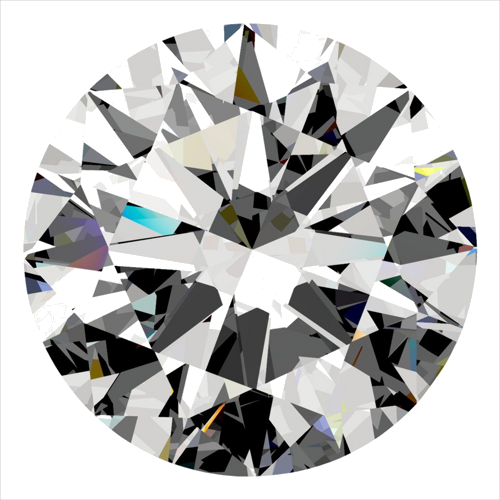 0.3 carat F-VS2 Excellent cut Natūralus Round Deimantas (1)