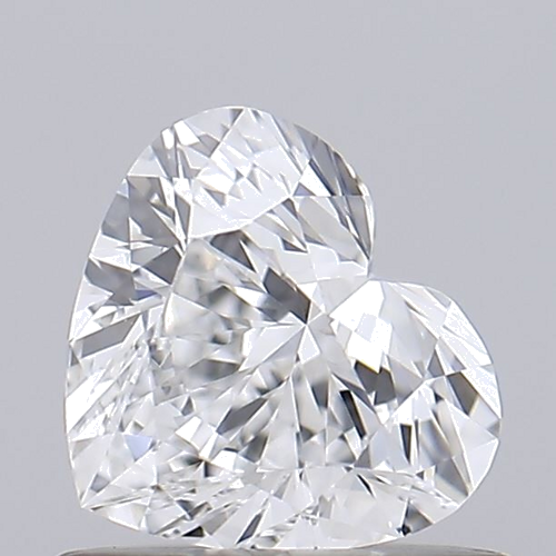 0.62 carat E-VVS1 Natūralus Heart Deimantas (1)