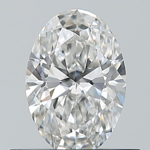 0.5 carat F-VS1 Natūralus Oval Deimantas (1)