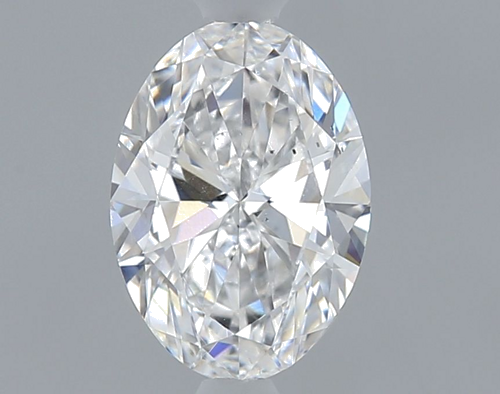 0.5 carat E-SI1 Natūralus Oval Deimantas (1)
