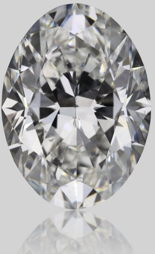1.01 carat G-SI1 Natūralus Oval Deimantas (1)