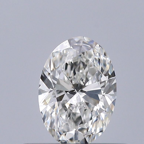 0.4 carat G-VVS2 Natūralus Oval Deimantas (1)