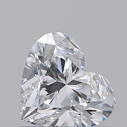 0.7 carat D-VS2 Natūralus Heart Deimantas (1)