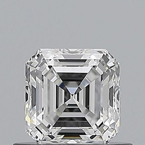 0.59 carat F-VVS1 Natūralus Asscher Deimantas (1)