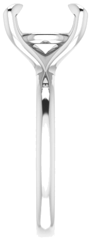 Sužadėtuvių Žiedas „Solitaire“ 585 Baltojo Aukso Round 11mm (4)