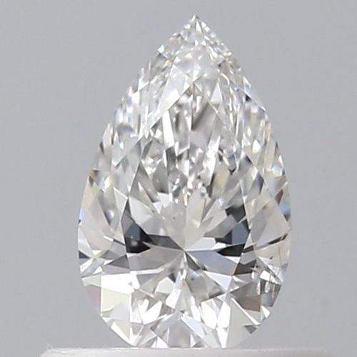 0.43 carat F-SI1 Natūralus Pear Deimantas (1)