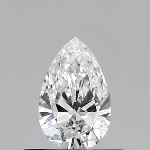 0.32 carat D-IF Natūralus Pear Deimantas (1)