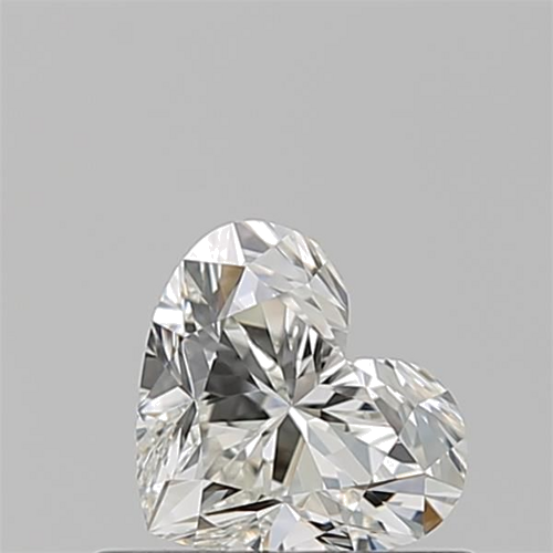 0.53 carat I-VVS2 Natūralus Heart Deimantas (1)
