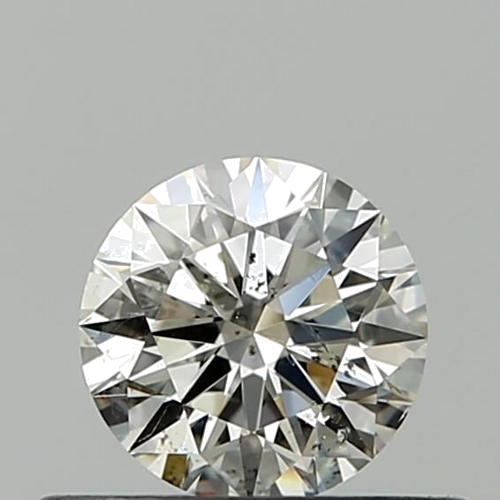 0.4 carat J-SI2 Excellent cut Natūralus Round Deimantas (1)