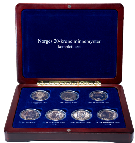 1999-2014 Harold V Norwegian Krone coin BU set (1)