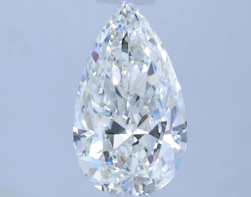 0.39 carat G-VVS2 Natūralus Pear Deimantas (1)