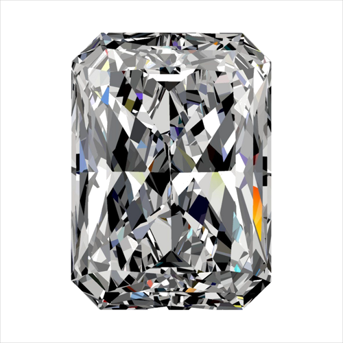 0.4 carat H-VVS1 Natūralus Radiant Deimantas (1)
