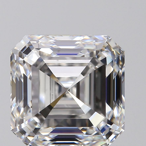 1.7 carat F-VS2 Natūralus Asscher Deimantas (1)