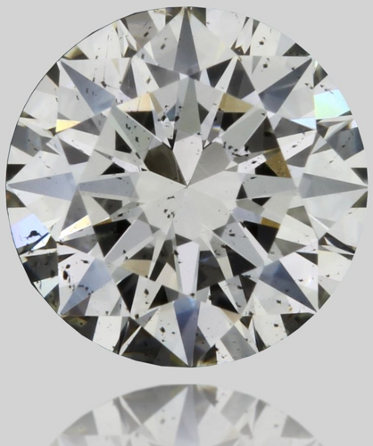 0.51 carat I-SI1 Excellent cut Natūralus Round Deimantas (1)