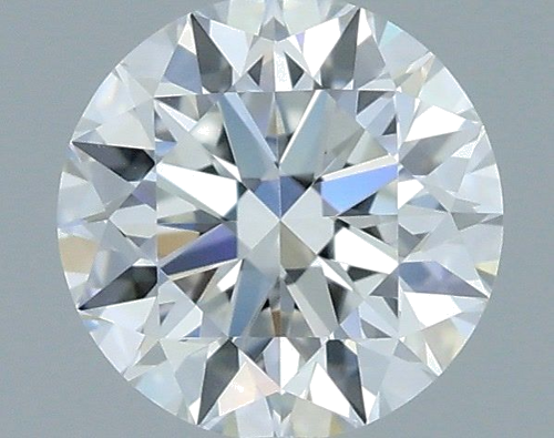 0.42 carat F-VVS1 Excellent cut Natūralus Round Deimantas (1)