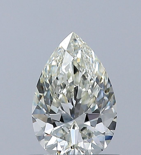 0.6 carat K-VVS2 Natūralus Pear Deimantas (1)
