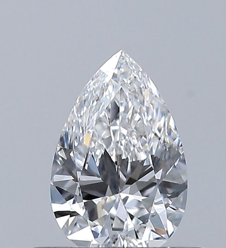 0.4 carat D-VVS1 Natūralus Pear Deimantas (1)