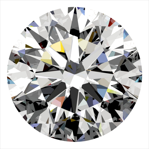 0.33 carat E-VVS2 Excellent cut Natūralus Round Deimantas (1)