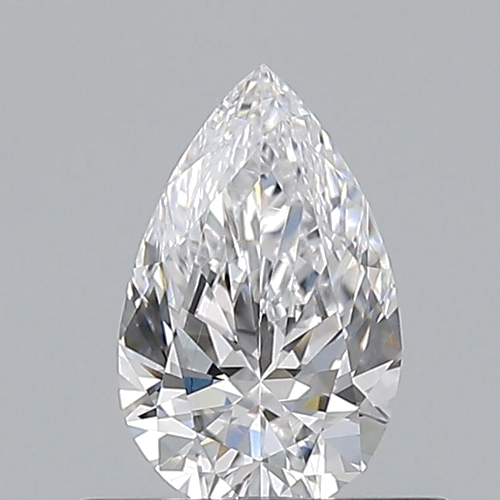 0.5 carat D-VVS2 Natūralus Pear Deimantas (1)