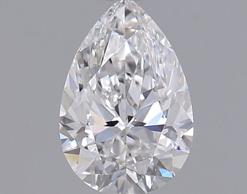 0.43 carat E-VVS2 Natūralus Pear Deimantas (1)