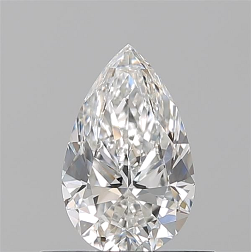 0.55 carat G-VS2 Natūralus Pear Deimantas (1)