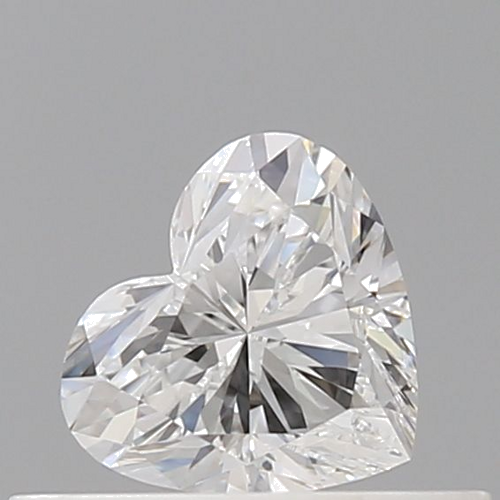 0.32 carat E-VVS1 Natūralus Heart Deimantas (1)