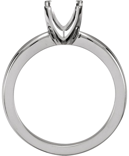 Sužadėtuvių Žiedas „4-Prong Medium Solstice Solitaire®“ 585 Baltojo Aukso Round 6.5mm (2)