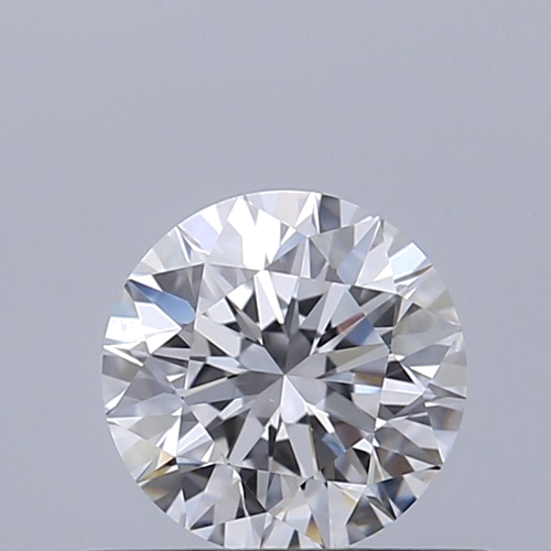 0.53 carat D-VVS1 Excellent cut Natūralus Round Deimantas (1)