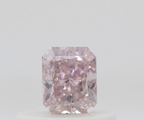 0.3 carat Fancy Pink-SI2 Natūralus Radiant Deimantas (1)