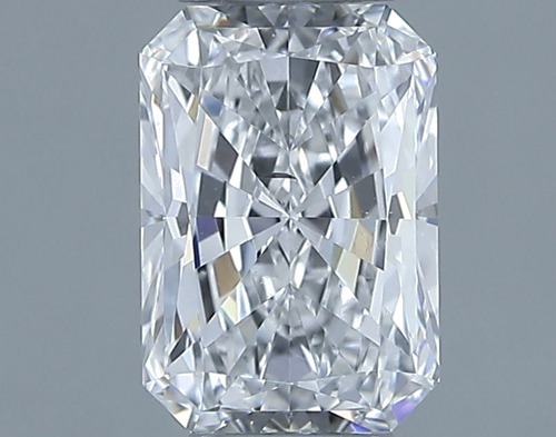 1.02 carat D-SI1 Natūralus Radiant Deimantas (1)
