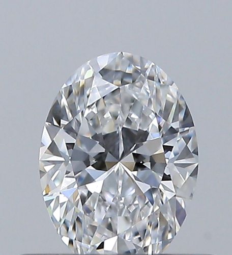 0.42 carat D-VVS2 Natūralus Oval Deimantas (1)