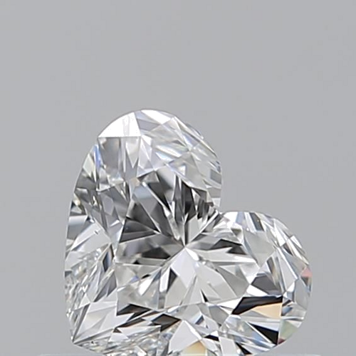 0.56 carat F-VS2 Natūralus Heart Deimantas (1)