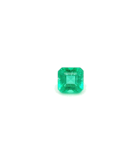 0.46 carat GREEN STEP cut Octagonal Smaragdas (1)