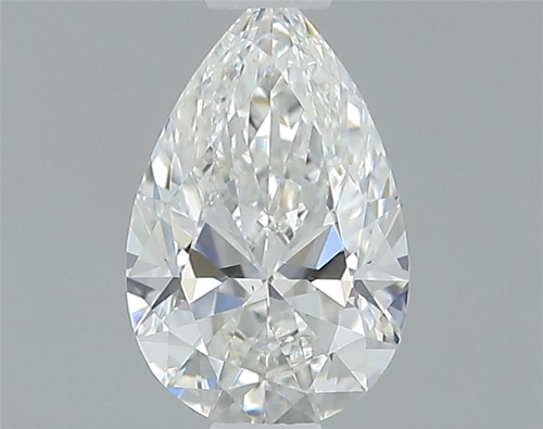 0.38 carat F-VS1 Natūralus Pear Deimantas (1)