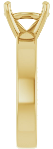 Sužadėtuvių Žiedas 14k yellow gold Round 9.4mm (4)
